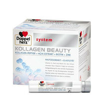 Doppelherz Kollagen Beauty for Skin Hair Nails with Lychee&amp;Melon Taste 30 vials - £67.81 GBP