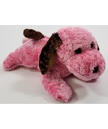 M) Manley Toy Direct Soft Stuffed Pink Dog Animal Plush Toy 9&quot; - £7.90 GBP