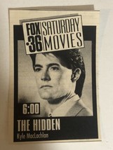 1991 The Hidden Vintage Movie Print Ad Kyle Maclachlan Tpa26 - $5.93