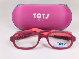 New TOTS Matte Rose MIRACLE Eyeglasses for KIDS 43mm with Case &amp; Strap - $847.25 MXN