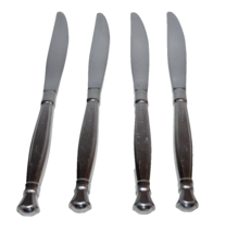 Oneida Act I II Cube Satin Stainless 9 1/4&quot; Dinner Knives 4pc - £35.23 GBP