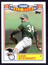 Oakland Athletics Dave Stewart 1990 Topps Glossy All Star Insert #21 nr mt ! - £0.39 GBP