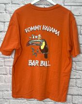 Tommy Bahama Relax T-Shirt Orange Mens L Toucan Bird Bar Bill Graphic Logo Funny - £23.64 GBP