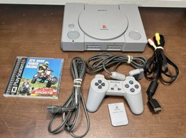 Sony PlayStation PS1 Console Bundle With Controller, Cords &amp; Game SCPH-5... - $60.00