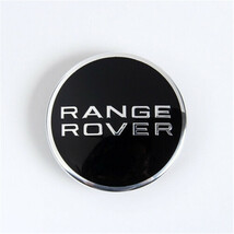 Range Rover Black Chrome 63Mm Wheel Centre Caps Evoque Freelander X 4 - $18.99