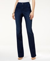 Style &amp; Co Womens Petite Tummy Control Straight Leg Jeans Size 6 P Color... - $32.19
