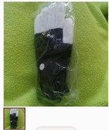 Christmas fun Family lot of 4 black &amp; White Light-up gloves - $34.95