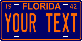 Florida 1942 License Plate Personalized Custom Auto Car Bike Motorcycle Moped - £8.67 GBP+