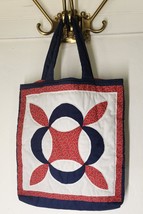 Handmade Quilt Handbag Shoulder Tote Bag Ladies Women&#39;s Book Bag - $15.88