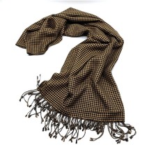 Anne Klein Women Houndstooth Woven Neck Scarf Fashion 80&quot; Long by 30&quot; Wrap - $13.10