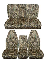 Fits 1999 Ford F250 Super duty truck Front 40-20-40 and Rear bench seat covers - $149.24