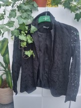 Size 8  black lace blazer/ occasion jacket, wedding, Races Select - £16.69 GBP