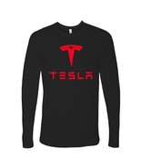 Premium TSLA V1 TEE Graphic Logo Mens Cotton Long Sleeve Electric Style ... - $567.54 MXN