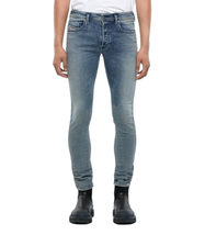 Diesel Herren Skinny-Fit-Jeans Sleenker Solide Blau Größe 28W 32L 00SWJF-RR9KL - £54.58 GBP
