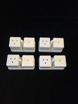 White Cube Salt/Pepper shakers - Delta Airlines First Class meal service image 7