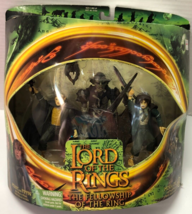 LOTR Lord of the Rings Fellowship 3 Pack Moria Orc Merry Pippin Figures - $59.40