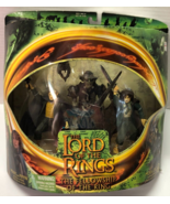LOTR Lord of the Rings Fellowship 3 Pack Moria Orc Merry Pippin Figures - £46.51 GBP