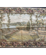 Tapestry Wall Hanging Lago Como Terrace Alps Lake Como Italian Classic L... - $127.44 CAD