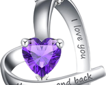Mothers Day Gifts for Mom Wife, Fine Jewelry Natural Gemstone Amethyst S... - $48.62