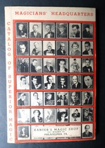 Vintage Magician&#39;s Catalog Kanter&#39;s Magic Shop Headquarters 1939 - $465.79 MXN