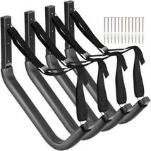 Kayak Storage Racks, 4 Pack Freestanding Canoes Garage Hooks,, 150Lb Capacity - $69.98