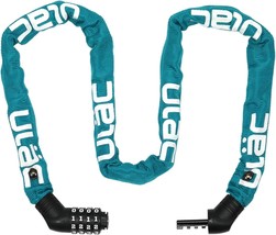 Street Fighter Neo Chain Lock Combo, Resettable 4-Digit Combination, Teal - $36.97