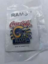 NFL Los Angeles Rams Coca Cola Helmet Pin - $9.89