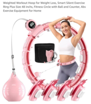 Smart Weighted Hula Ring Hoops for Adults Weight Loss, Quiet Infinity Ho... - $276.64 MXN