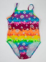 THE CHILDRENS PLACE GIRLS SIZE 8 SWIMSUIT COLORFUL ONE PIECE NEW  - $7.91