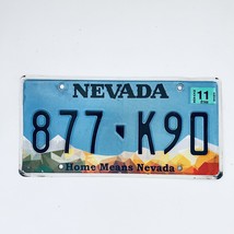 2020 United States Nevada Home Means Nevada Passenger License Plate 877 K90 - £9.90 GBP