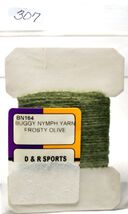 Wapsi Fly Tying Material Buggy Nymph Yarn BN164 Frosty Olive #307 - $1.97