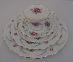  Royal Albert Tranquility Vintage Fine Bone China England Plates and Tea... - £54.71 GBP