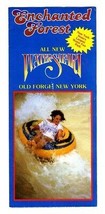 Enchanted Forest &amp; Water Safari Brochure with Parks Map  Old Forge New York  - £13.97 GBP