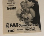 My Big Fat Obnoxious Fiancé Tv Guide Print Ad TPA8 - $5.93