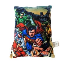 Genuine Six Flags Justice League Couch Pillow Plush 10x8 - £28.04 GBP