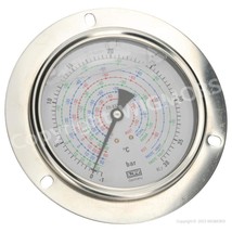 Manovacuometer LTR-100 WC (-1+38bar) FI100/glycerin R507/404/134/407/22 - £44.93 GBP