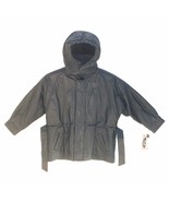 99072 USA Leather Kids 3/4 Length Jacket with Zip-Out Lining, Belt &amp; Hoodie - $2,053.29 MXN
