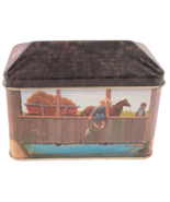 American Landscapes Covered Bridge Tin 1988 Clear Creek EUC 1st in Series - $16.99