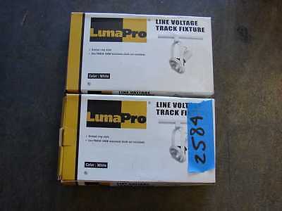 Lumapro 5TP81 track fixture 100w max White par38 gimbal - $7.92