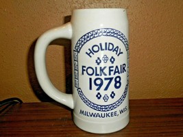 Holiday Folk Fair 1978 Latvian Milwaukee Wis Ceramarte Ceramic Honored G... - £19.65 GBP