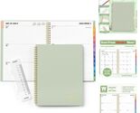 2026 Professional Planner - Waterproof Cover, Rainbow Tabs, Extra Pages ... - $37.57