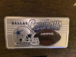 Vintage Dallas Cowboys Metal License Plate    Retro NFL  Licensed NFL PRODUCT - $14.95