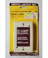 Wiremold B-2 On-Wall Wiring 15/16&quot; Deep Standard Size Metal Switch or Ou... - £11.68 GBP