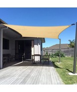 Sunny Guard Sun Shade Sail 10&#39; X 13&#39; Rectangle Sand Uv, We Make Custom Size - $56.20 CAD