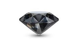 3.25 Carat Natural Black American Diamond Zirconia Gemstone Lab Certified Loose - £24.78 GBP