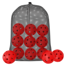 GCA Pro Red Indoor Pickleballs 26 Hole USA Approved Tournament Free Mesh Bag - £7.82 GBP+