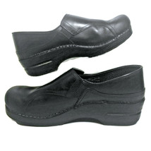 Dansko Clogs Mule Slip On Shoes Womens US 10.5 EUR 41 Wedge Black Closed Toe - £20.09 GBP