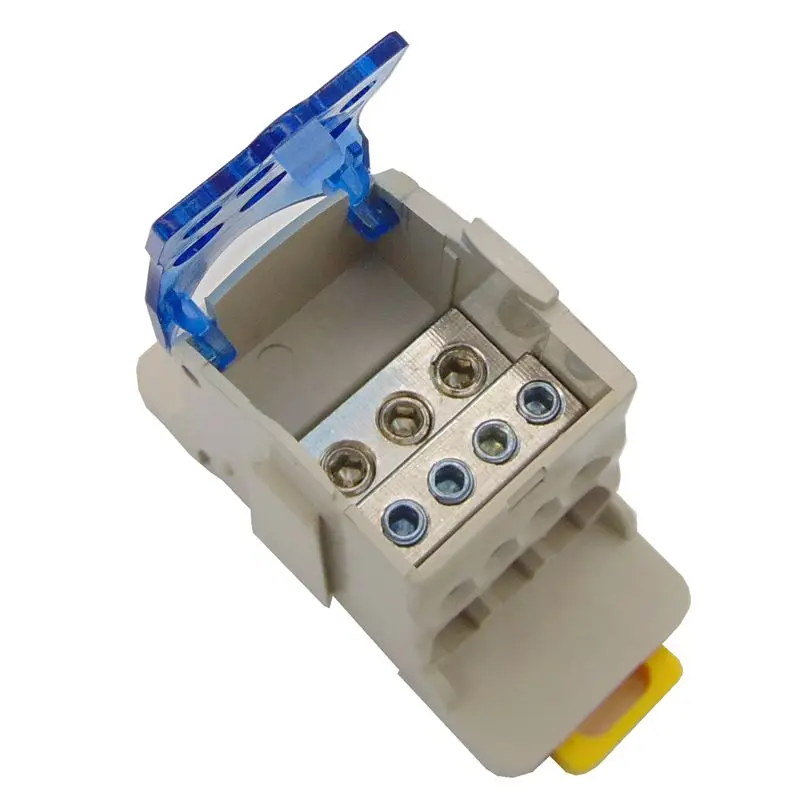 House Home UKK80A Din Rail 1 in N Out Terminal Block Distribution Box Universal  - £19.98 GBP