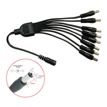 16" Dc 1 To 8 Power Splitter Cable For Cctv Camera Security Surveillance System - £16.63 GBP