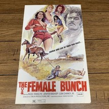 THE FEMALE BUNCH 1971 ORIGIGINAL MOVIE POSTER PRESSBOOK COLOR PROMO CV JD - £40.66 GBP